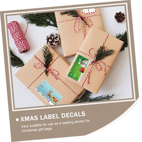 GALPADA 2 Rollen Weihnachtsaufkleber Selbstklebend Geschenketiketten Umweltfreundlich Sicher für Geschenkverpackung und Weihnachtsparty Siegelaufkleber GALPADA 2 Rollen Weihnachtsaufkleber Selbstklebend Geschenketiketten Umweltfreundlich Sicher für Geschenkverpackung und Weihnachtsparty Siegelaufkleber von GALPADA