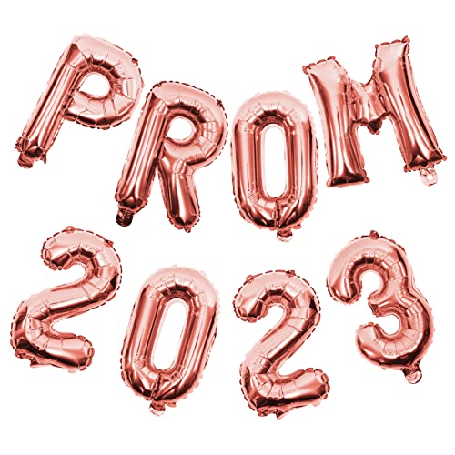 GALPADA 2 Sätze 2023 2023 Abschlussballons Ballonbogenständer Dekorationen 2023 Luftballons rose gold ballons Abschlussball Dekoration grad klassenzimmer Ballonzubehör Aluminiumfolie von GALPADA