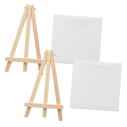 GALPADA 2 Sätze Mini Staffelei Teiliges mit Dekorativen Mini Leinwänden für Malerei und Diy Projekte Vielseitige Tischstaffelei für Öl und Wasserfarben GALPADA 2 Sätze Mini Staffelei Teiliges mit Dekorativen Mini Leinwänden für Malerei und Diy Projekte Vielseitige Tischstaffelei für Öl und Wasserfarben von GALPADA