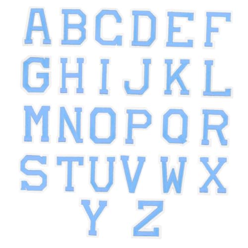 GALPADA 2 Sätze Teiliges Buchstaben Aufnäher zum Aufbügeln Weiche Stoffapplikationen für Damen Kleidung Jeans Taschen DIY Patches Selbstklebend Vielseitig für Jacken Hüte Schuhe von GALPADA