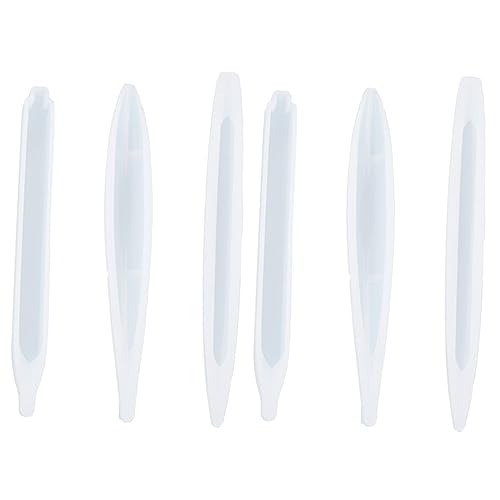 GALPADA 2 Sätze Teiliges Silikon Mould Für Kugelschreiber Wiederverwendbare Epoxidharz Gießform Für Diy Kunsthandwerk Für Personalisierte Und Kreative Projekte 3 Stück * 2 von GALPADA