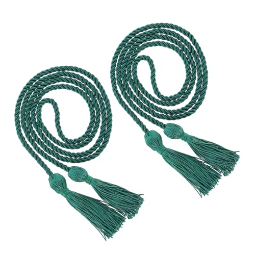 GALPADA 2 Stück Arztanzug Quasten Quastengirlande grau Abschlusskordel mit Quaste Graduierungs-Ehrenschnüre Graduierung Ehrenschnur Abschlussseile Abschlusshut Quasten Polyester Grün GALPADA 2 Stück Arztanzug Quasten Quastengirlande grau Abschlusskordel mit Quaste Graduierungs-Ehrenschnüre Graduierung Ehrenschnur Abschlussseile Abschlusshut Quasten Polyester Grün von GALPADA