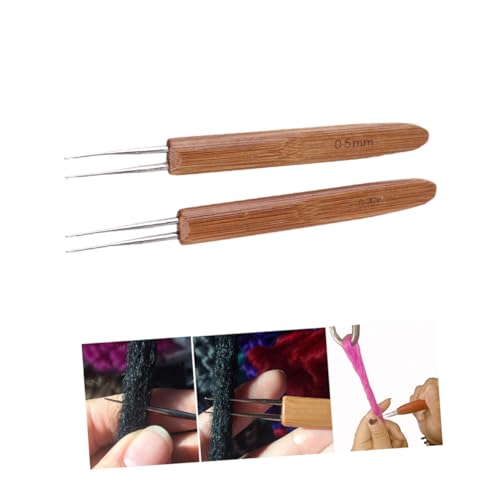 GALPADA 2 Stück Bambus -Häkel -Strickmaschine spitz beendet Häkeln Haken Häkelnadeln für Haare Stricknadeln häkeln Haarstricknadeln kreative Stricknadeln Hölzern GALPADA 2 Stück Bambus -Häkel -Strickmaschine spitz beendet Häkeln Haken Häkelnadeln für Haare Stricknadeln häkeln Haarstricknadeln kreative Stricknadeln Hölzern von GALPADA