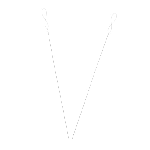 GALPADA 2 Stück Bead Threading Needles für DIY Schmuckherstellung Feine Nadeln zum Auffädeln von Perlen für Stick und Bastelprojekte Einfach zu Bedienen für Anfänger und Profis von GALPADA