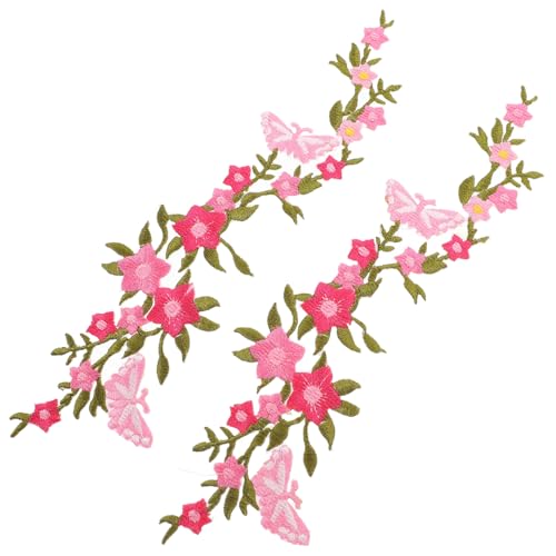 GALPADA 2 Stück Bestickte Bügelflicken Rosenmuster Farbintensiv DIY Kleidung Patches zum Aufbügeln für Jacken Taschen Hüte Socken Reparatur und Dekoration von Textilien GALPADA 2 Stück Bestickte Bügelflicken Rosenmuster Farbintensiv DIY Kleidung Patches zum Aufbügeln für Jacken Taschen Hüte Socken Reparatur und Dekoration von Textilien von GALPADA