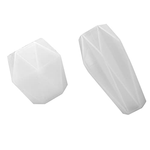 GALPADA 2 Stück DIY Silikonformen Set für Kerzen und Seifen Teilig Birnen und Flaschenform Flexibel Wiederverwendbar für Handgemachte Seifen und Duftkerzen Einfach zu Entformen von GALPADA