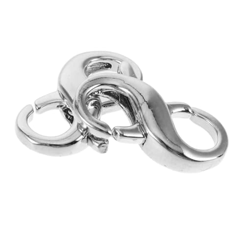GALPADA 2 Stück Doppelöffnende Krebsscheren für Armbänder Diy Schmuckverschluss Langlebige Metallclips für Projekte GALPADA 2 Stück Doppelöffnende Krebsscheren für Armbänder Diy Schmuckverschluss Langlebige Metallclips für Projekte von GALPADA