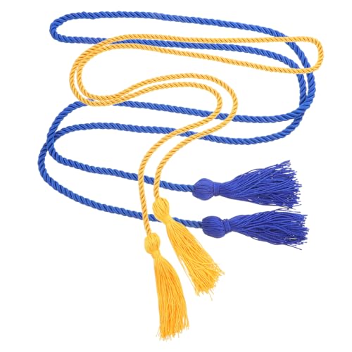 GALPADA 2 Stück Ehrenkordel für Abschlussfeier Dekorative Quasten Blau und Gelb Geeignet für Graduierungszeremonien und Schulveranstaltungen Elegantes Design für Akademische Erfolge GALPADA 2 Stück Ehrenkordel für Abschlussfeier Dekorative Quasten Blau und Gelb Geeignet für Graduierungszeremonien und Schulveranstaltungen Elegantes Design für Akademische Erfolge von GALPADA