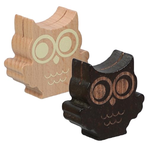 GALPADA 2 Stück Freistehende Holz kartenhalter Eulen design Tischkartenhalter für Fotos Memo Notizen Vielseitig Verwendbar Leicht Tragbar Holzständer in Natur Vintagefarben für Party GALPADA 2 Stück Freistehende Holz kartenhalter Eulen design Tischkartenhalter für Fotos Memo Notizen Vielseitig Verwendbar Leicht Tragbar Holzständer in Natur Vintagefarben für Party von GALPADA