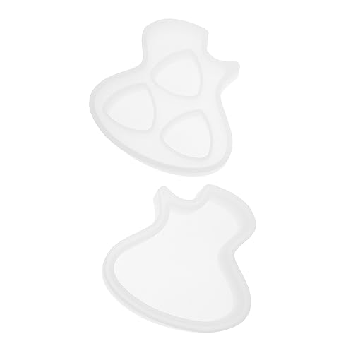GALPADA 2 Stück Gitarren Pick Formen Kreative Gitarren Picks Gießform und Aufbewahrungsbox für DIY Gitarrenpicks und von GALPADA