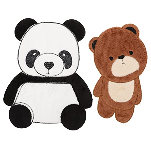 GALPADA 2 Stück Große Panda Bären Aufnäher Gestickte Applikationen für Jacken Shirts und Taschen zum Dekorieren und Reparieren von Kleidung Diy Stoffpatches GALPADA 2 Stück Große Panda Bären Aufnäher Gestickte Applikationen für Jacken Shirts und Taschen zum Dekorieren und Reparieren von Kleidung Diy Stoffpatches von GALPADA
