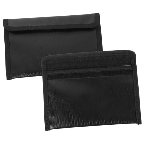 GALPADA 2 Stück Hitzebeständiger Dokumentenkoffer Wasserabweisend mit Reißverschluss für Dokumente Karten Geld Multipurpose Organizer für Büro und Reisen von GALPADA