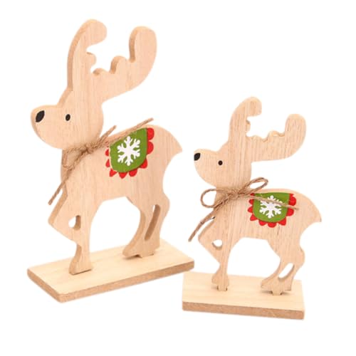 GALPADA 2 Stück Holz Elch Weihnachtsdekoration DIY Bausatz Weihnachtsbasteln Sichere Holzmaterialien Langlebig Glatte Kanten Einfache Montage Weihnachtsdeko GALPADA 2 Stück Holz Elch Weihnachtsdekoration DIY Bausatz Weihnachtsbasteln Sichere Holzmaterialien Langlebig Glatte Kanten Einfache Montage Weihnachtsdeko von GALPADA