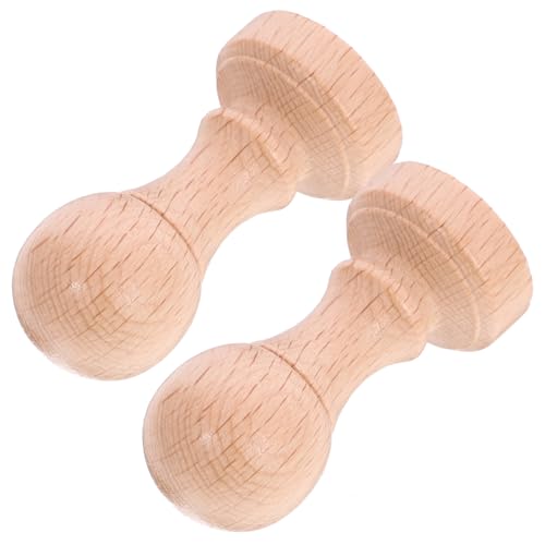 GALPADA 2 Stück Holzstempel Blanko für DIY Schnitzarbeiten Kreative Holzsiegel zum Basteln Langlebige Holzstempel für Scrapbooking Handwerk Einladungskarten und Persönliche Gestaltung von GALPADA