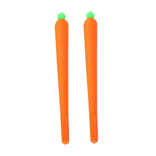 GALPADA 2 Stück Karotten Gel Tintenroller Niedlicher Silikon Kugelschreiber Komfortgriff Leicht Schreibstift für Schüler Büro Kreatives Design für Links und Rechtshänder GALPADA 2 Stück Karotten Gel Tintenroller Niedlicher Silikon Kugelschreiber Komfortgriff Leicht Schreibstift für Schüler Büro Kreatives Design für Links und Rechtshänder von GALPADA