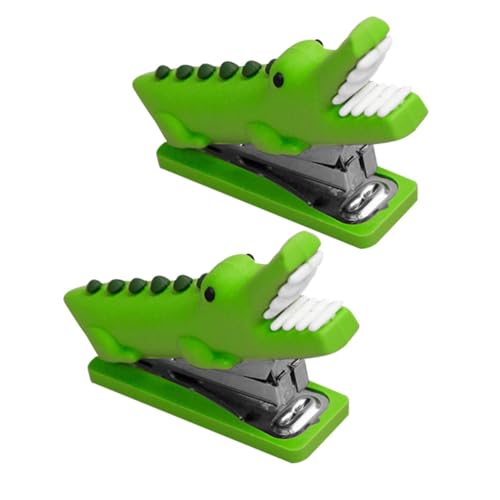 GALPADA 2 Stück Mini Silikon Tier Heftgerät Lustiger Krokodil Hefter für Büro Zuhause Tragbares Kreatives Heftwerkzeug für Papier Dekorativ Praktisch GALPADA 2 Stück Mini Silikon Tier Heftgerät Lustiger Krokodil Hefter für Büro Zuhause Tragbares Kreatives Heftwerkzeug für Papier Dekorativ Praktisch von GALPADA
