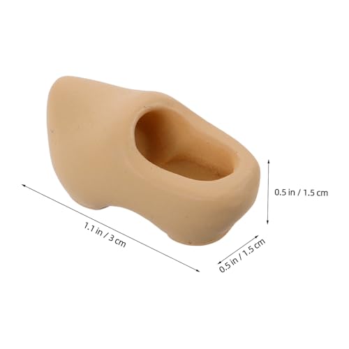 GALPADA 2 Stück Miniatur Holzschuhe Puppenhaus Unfertige DIY Blank Holzschuhe Handgefertigt Robust Zum Bemalen Und Dekorieren Puppenzubehör Holzmodell GALPADA 2 Stück Miniatur Holzschuhe Puppenhaus Unfertige DIY Blank Holzschuhe Handgefertigt Robust Zum Bemalen Und Dekorieren Puppenzubehör Holzmodell von GALPADA