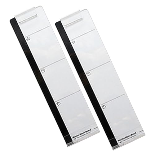 GALPADA 2 Stück Monitor Memo Board Notizbrett für Computer Bildschirme Klebe Notizen Organizer für Aufgeräumtes Arbeitsumfeld und Einfache Notizen Transparent Vielseitig Einsetzbar GALPADA 2 Stück Monitor Memo Board Notizbrett für Computer Bildschirme Klebe Notizen Organizer für Aufgeräumtes Arbeitsumfeld und Einfache Notizen Transparent Vielseitig Einsetzbar von GALPADA