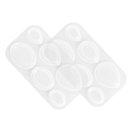 GALPADA 2 Stück Ovaler Anhänger Gießform für Diy Schmuck Ohrringe Schlüsselanhänger Präzise Formgebung für Kreative Bastelprojekte von GALPADA