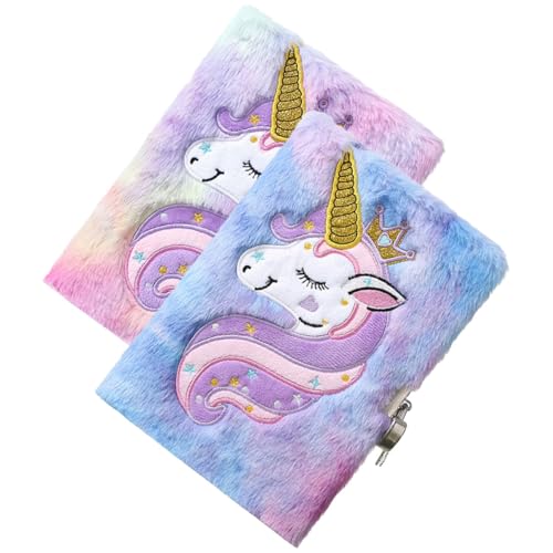 GALPADA 2 Stück Plüsch Tagebuch Cartoon Notizbuch mit Schloss Mädchen Journal für Tägliche Nutzung Kuschelig Weich zum Schreiben Planen und Kreative Ideen Festhalten Geschenk für Teenager GALPADA 2 Stück Plüsch Tagebuch Cartoon Notizbuch mit Schloss Mädchen Journal für Tägliche Nutzung Kuschelig Weich zum Schreiben Planen und Kreative Ideen Festhalten Geschenk für Teenager von GALPADA