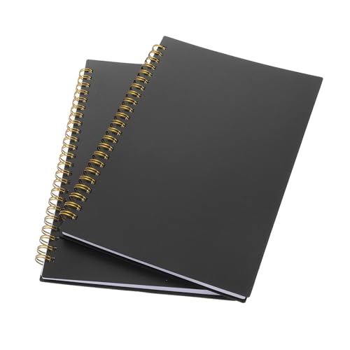 GALPADA 2 Stück Seitiges Notizbuch für Einnahmen und Ausgaben Vertikale und Horizontale für Effizientes Leicht und Tragbar für Büro und Unterwegs von GALPADA