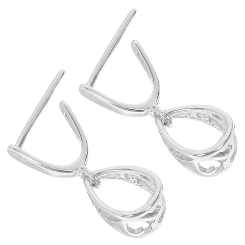 GALPADA 2 Stück Silberne Schmuckverbinder Langlebige Metall-anhängerverschlüsse für Halsketten und Armbänder Kompakte Vielseitige DIY Schmuckzubehör für Elegante Perlenarmbänder und Charms GALPADA 2 Stück Silberne Schmuckverbinder Langlebige Metall-anhängerverschlüsse für Halsketten und Armbänder Kompakte Vielseitige DIY Schmuckzubehör für Elegante Perlenarmbänder und Charms von GALPADA