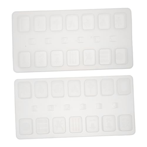 GALPADA 2 Stück Silikonform Mahjong und Würfel DIY Flexible Epoxidharz Form Langlebig Praktisch Kreative Herstellung Zufällige Farbe Zufällige Farbe GALPADA 2 Stück Silikonform Mahjong und Würfel DIY Flexible Epoxidharz Form Langlebig Praktisch Kreative Herstellung Zufällige Farbe Zufällige Farbe von GALPADA