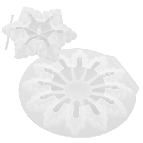 GALPADA 2 Stück Silikonform Schneeflocken Flexibel Langlebig DIY Resin Gießform für Weihnachtsornamente Handwerk Schmuckherstellung Winterdekoration GALPADA 2 Stück Silikonform Schneeflocken Flexibel Langlebig DIY Resin Gießform für Weihnachtsornamente Handwerk Schmuckherstellung Winterdekoration von GALPADA