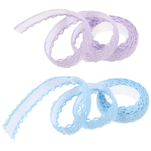 GALPADA 2 Stück Spitzenband Selbstklebend Baumwollspitze für DIY Bastelarbeiten Vintage Dekorationsband für Hochzeiten Geburtstagsfeiern Herbstdeko und Geschenkverpackungen GALPADA 2 Stück Spitzenband Selbstklebend Baumwollspitze für DIY Bastelarbeiten Vintage Dekorationsband für Hochzeiten Geburtstagsfeiern Herbstdeko und Geschenkverpackungen von GALPADA