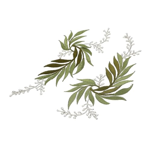 GALPADA 2 Stück Stickerei Patches Appliques für DIY Kostüme und Kleidung Dekorative Aufnäher zur Reparatur und Verschönerung Langlebig und Farbenfroh für Handwerksprojekte von GALPADA