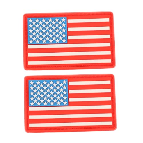 GALPADA 2 Stück Teiliges Amerikanisches Flaggen PVC Patch Selbstklebend Strapazierfähiger Aufnäher für Kleidung Reparatur Rucksack Dekoration Abwaschbare DIY Applikation für Jacken und GALPADA 2 Stück Teiliges Amerikanisches Flaggen PVC Patch Selbstklebend Strapazierfähiger Aufnäher für Kleidung Reparatur Rucksack Dekoration Abwaschbare DIY Applikation für Jacken und von GALPADA