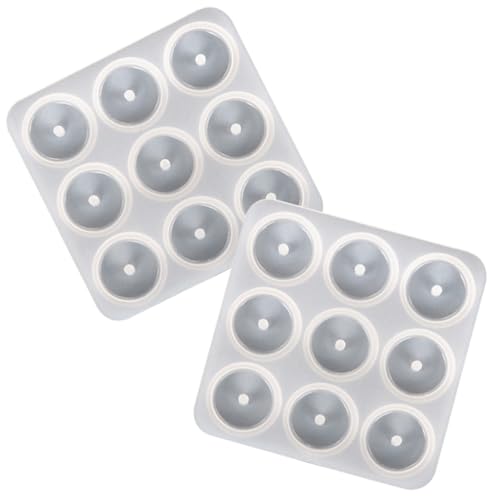 GALPADA 2 Stück Teiliges DIY Silikonform für Jade Anhänger Flexible und Langlebige Epoxidharz Gießform für Handgemachten Schmuck Praktisch für Halsketten und Armbänder Einfache Entformung von GALPADA