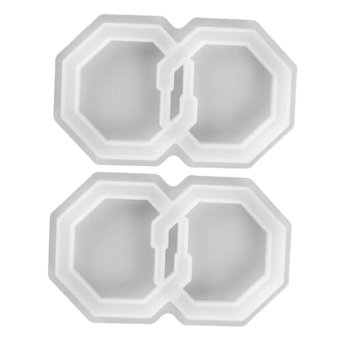 GALPADA 2 Stück Teiliges DIY Silikonform für Kristall epoxidharz Ohrringe Flexible und Wiederverwendbare Schmuck Gießform Langlebige Handarbeit Vorlage für Individuelles Schmuckherstellen von GALPADA