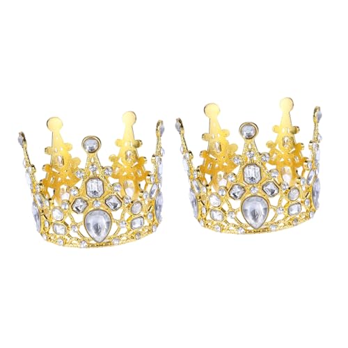 GALPADA 2 Stück Teiliges Dessert Cupcake Topper Kleine Goldene Geburtstagskrone Tortendeko für Kindergeburtstag Shower Party Kuchen Schmuck Langlebig und Sicher GALPADA 2 Stück Teiliges Dessert Cupcake Topper Kleine Goldene Geburtstagskrone Tortendeko für Kindergeburtstag Shower Party Kuchen Schmuck Langlebig und Sicher von GALPADA