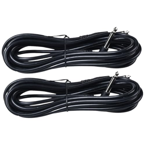 GALPADA 2 Stück Teiliges Gitarrenkabel mit Klinkenstecker Hochwertiges Abgeschirmtes Audio Verbindungskabel für Gitarre Bass Keyboard Geräuscharmes Langlebiges Instrumentenkabel GALPADA 2 Stück Teiliges Gitarrenkabel mit Klinkenstecker Hochwertiges Abgeschirmtes Audio Verbindungskabel für Gitarre Bass Keyboard Geräuscharmes Langlebiges Instrumentenkabel von GALPADA