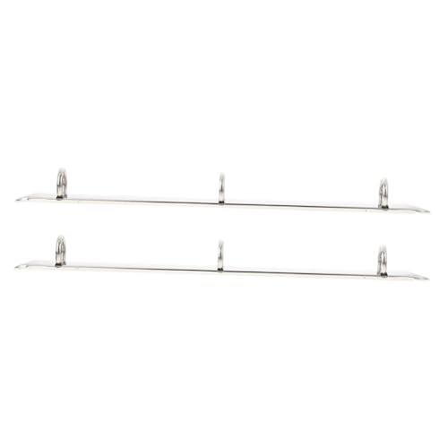 GALPADA 2 Stück Teiliges Metall Ringbuch Mechanismus Ringe Stabile Binder Mechanik Lose Ordner Ersatz für Notizbuch Planer Büro Schule Zuhause von GALPADA