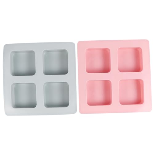 GALPADA 2 Stück Teiliges Silikon Seifenform Kammern Quadratisch Flexible Gießform für Handmade Seife Lebensmittelecht Wiederverwendbar Geeignet für DIY Seifenherstellung und Backen Farben GALPADA 2 Stück Teiliges Silikon Seifenform Kammern Quadratisch Flexible Gießform für Handmade Seife Lebensmittelecht Wiederverwendbar Geeignet für DIY Seifenherstellung und Backen Farben von GALPADA