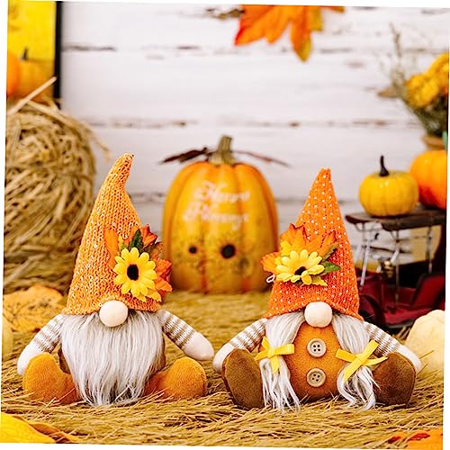 GALPADA 2 Stück Teiliges Thanksgiving Deko mit Hängenden Herbst Zwergen Festliche Erntedank Gnom Figuren aus Strickmütze Herbst Dekoration für Party Zuhause und Schaufenster GALPADA 2 Stück Teiliges Thanksgiving Deko mit Hängenden Herbst Zwergen Festliche Erntedank Gnom Figuren aus Strickmütze Herbst Dekoration für Party Zuhause und Schaufenster von GALPADA