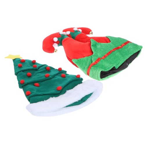 GALPADA 2 Stück Teiliges Weihnachtsmützen für Erwachsene und Dekorative Weihnachtsmütze mit Festlichem Design Leichte Partyhüte für Weihnachten für Kostümparty und Fotomotive GALPADA 2 Stück Teiliges Weihnachtsmützen für Erwachsene und Dekorative Weihnachtsmütze mit Festlichem Design Leichte Partyhüte für Weihnachten für Kostümparty und Fotomotive von GALPADA