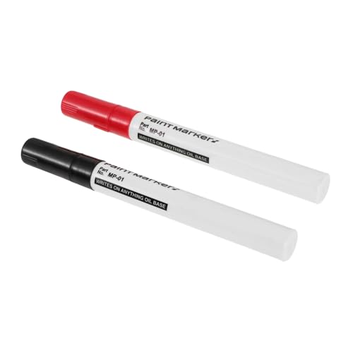 GALPADA 2 Stück Wasserdichter Öl Paint Marker Pen für Stein Porzellan Langlebiger Farbechter Marker mit Präziser Spitze Einfach zu Bedienen Wetterfest für Professionelle und Private GALPADA 2 Stück Wasserdichter Öl Paint Marker Pen für Stein Porzellan Langlebiger Farbechter Marker mit Präziser Spitze Einfach zu Bedienen Wetterfest für Professionelle und Private von GALPADA