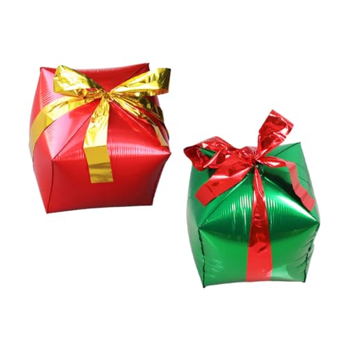 GALPADA 2 Stücke Ballon Geschenk Box Weihnachten Luftballons Dekorationen Urlaub Farbe GALPADA 2 Stücke Ballon Geschenk Box Weihnachten Luftballons Dekorationen Urlaub Farbe von GALPADA