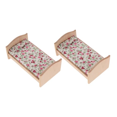 GALPADA 2 Stücke Miniatur-puppenhaus Einzelbett aus Holz mit Matratze und Kissen DIY Unbehandelte Oberfläche Detailreiches Schlafzimmer Zubehör für Puppenhaus Leicht und Vielseitig für GALPADA 2 Stücke Miniatur-puppenhaus Einzelbett aus Holz mit Matratze und Kissen DIY Unbehandelte Oberfläche Detailreiches Schlafzimmer Zubehör für Puppenhaus Leicht und Vielseitig für von GALPADA