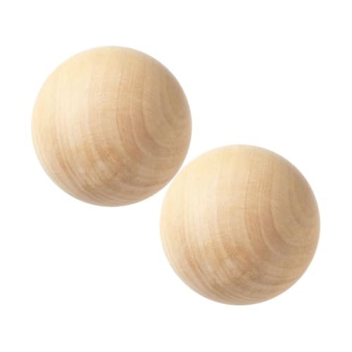 GALPADA 2 Stücke Unfinished Natural Wood Craft Balls Robuste Holzsphären für Diy Projekte Malerei Dekoration für Rustikale Tischdekoration und Kreative Kunstprojekte GALPADA 2 Stücke Unfinished Natural Wood Craft Balls Robuste Holzsphären für Diy Projekte Malerei Dekoration für Rustikale Tischdekoration und Kreative Kunstprojekte von GALPADA