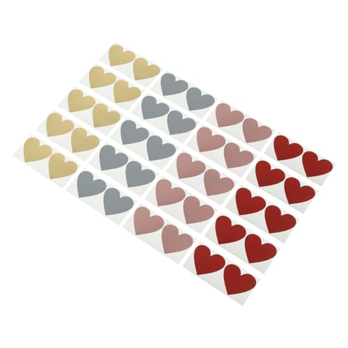 GALPADA 20 Blatt Herzförmige Scratch Off Aufkleber DIY Rubbelkarten Sticker Selbstklebend Gold Rot Roségold für Hochzeit Geburtstag Kreative Bastelideen GALPADA 20 Blatt Herzförmige Scratch Off Aufkleber DIY Rubbelkarten Sticker Selbstklebend Gold Rot Roségold für Hochzeit Geburtstag Kreative Bastelideen von GALPADA
