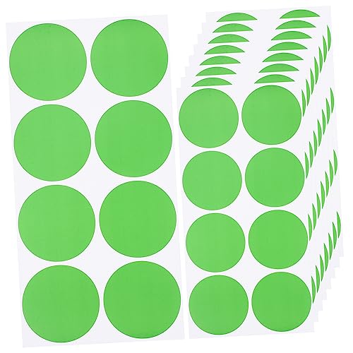 GALPADA 20 Blatt Punktaufkleber PVC Selbstklebende Etiketten für Farbcodierung Beschriftbar und Wasserfest zur Klassifizierung von Lebensmitteln für Haushaltsorganisation von GALPADA