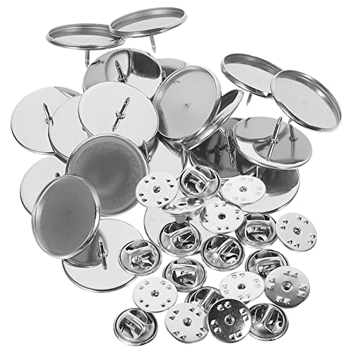 GALPADA 20 Sätze Brooch Trays für DIY Anstecknadeln für Broschen Abzeichen und Schmuckherstellung mit Innendurchmesser Rostfrei und Langlebig GALPADA 20 Sätze Brooch Trays für DIY Anstecknadeln für Broschen Abzeichen und Schmuckherstellung mit Innendurchmesser Rostfrei und Langlebig von GALPADA