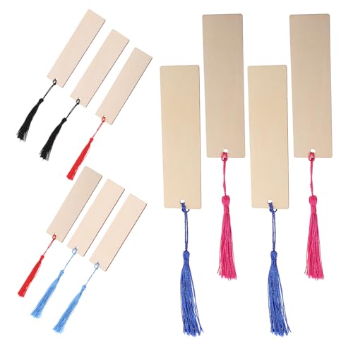 GALPADA 20 Sätze Holz Lesezeichen mit Quasten Leere DIY Lesezeichen für Bastelprojekte für Schule Hochzeit und Party Dekoration Teile Bunten Quasten und Blanko Tags GALPADA 20 Sätze Holz Lesezeichen mit Quasten Leere DIY Lesezeichen für Bastelprojekte für Schule Hochzeit und Party Dekoration Teile Bunten Quasten und Blanko Tags von GALPADA