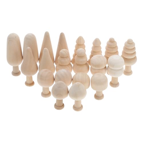 GALPADA 20 Stück Bemaltes Holzspielzeug Materialien Unbemalt Ornament Gestrichen Mini Weihnachten Lackierbar Verzerrungen Karikatur Herstellung Winzig Bunt Schmucklos Khaki GALPADA 20 Stück Bemaltes Holzspielzeug Materialien Unbemalt Ornament Gestrichen Mini Weihnachten Lackierbar Verzerrungen Karikatur Herstellung Winzig Bunt Schmucklos Khaki von GALPADA