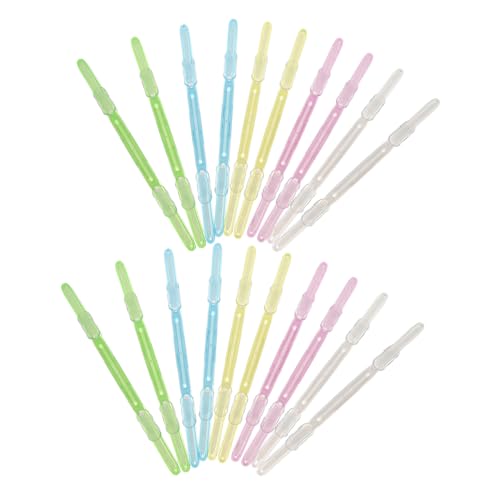 GALPADA 20 Stück Bindemittel Farbige Papierklammern Buchbindeklammern Für Schulakten, Büroklammern Binder Büroklammern Bürobedarf-ordnerklammern Binderclip Papierbinder Clips Plastik Bunt von GALPADA