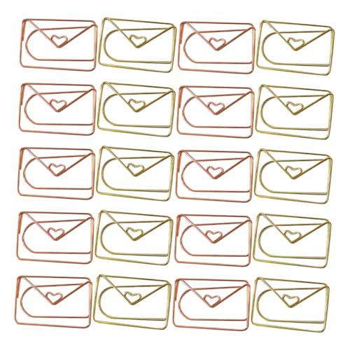 GALPADA 20 Stück Büroklammer Büroklammer Metallklammern für Papier Papierkram Organisator Medium Bindeklammern Bulk Bindeklammern mittel Jumbo-Büroklammern glatt Push-Pin-Clips Papierclips von GALPADA